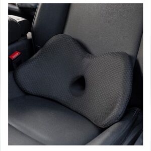 Lumbar Support Pillow 2-1 Memory Foam Lower Back Cushion-Car Office Wheelchair